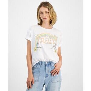 Grayson Threads, the Label Juniors' Tahiti Graphic T-Shirt - White, S